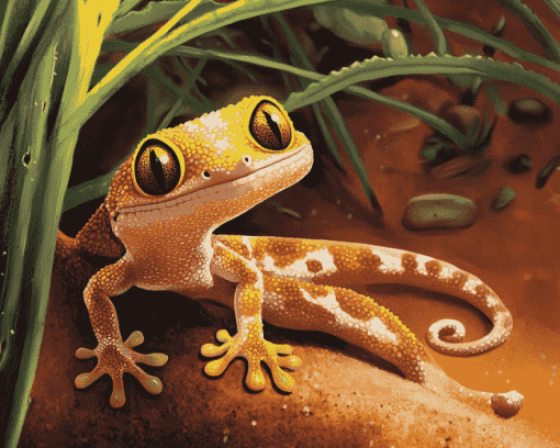 Desert Gecko Animal Diamond Painting