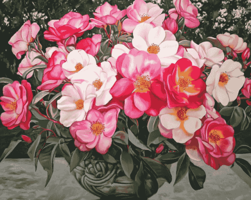 Desert Rose Blossoms Diamond Painting