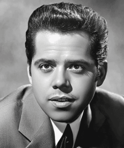 Desi Arnaz Black White Diamond Painting