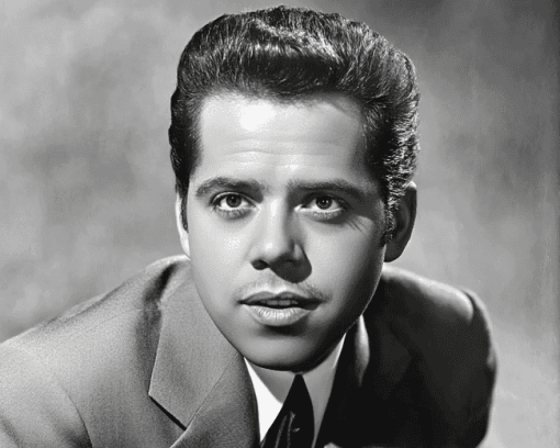 Desi Arnaz Black White Diamond Painting