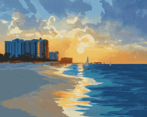 Destin Florida Seaside Diamond Painting