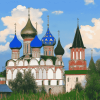 Diamond Painting of Nativity Cathedral Suzdal