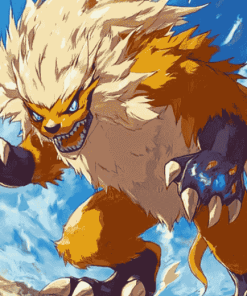 Digimon Leomon Anime Diamond Painting