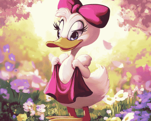 Disney Daisy Duck Diamond Painting