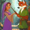 Disney Lady Marian and Robin Hood Diamond Painting