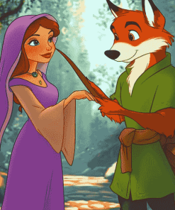 Disney Lady Marian and Robin Hood Diamond Painting