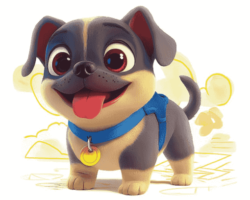 Disney Puppy Dog Pals Adventure Diamond Painting