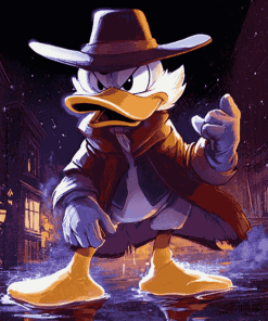 Disney's Darkwing Duck Adventure Diamond Painting