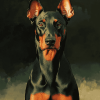 Dobermann Puppy Diamond Painting