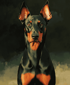 Dobermann Puppy Diamond Painting