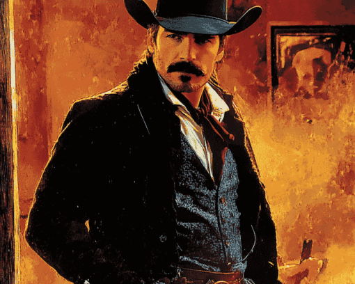 Doc Holliday Gunfighter Diamond Painting