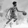 Doctor J Basketball Legend Diamond Painting