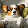 Dog Spa Tranquility Diamond Painting