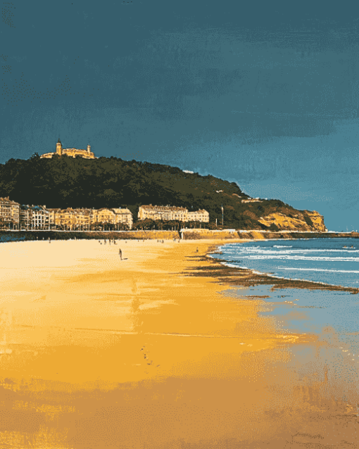 Donostia Coast Diamond Painting