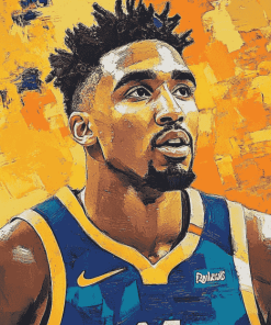 Donovan Mitchell Famous Basketballer Diamond Painting