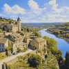 Dordogne France Scenic Diamond Painting