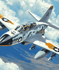 Douglas A4 Skyhawk Jets Diamond Painting