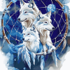 Dream Catcher Wolves Diamond Painting