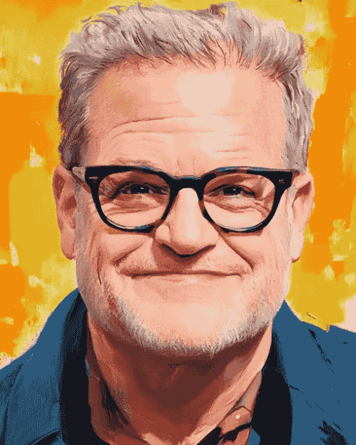 Drew Carey Celebrity Icon Diamond Painting