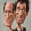 Dumb and Dumber Caricature Art Diamond Painting