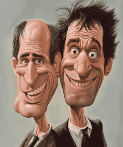 Dumb and Dumber Caricature Art Diamond Painting