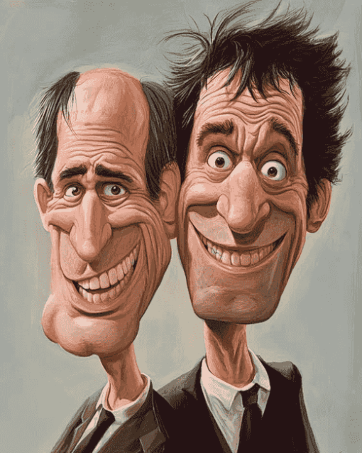 Dumb and Dumber Caricature Art Diamond Painting