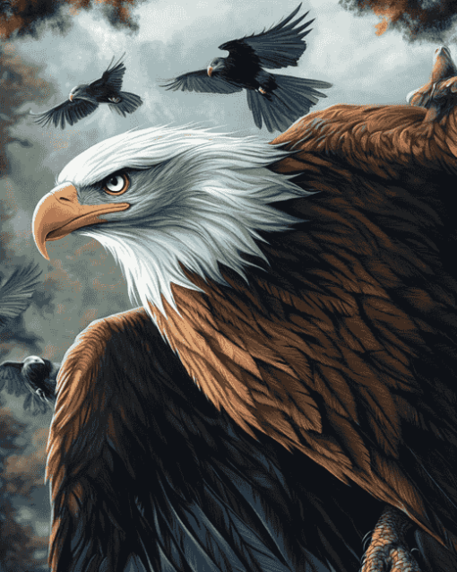 Eagles Fantasy Adventure Diamond Painting