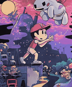 Earthbound Game Poster Diamond Painting