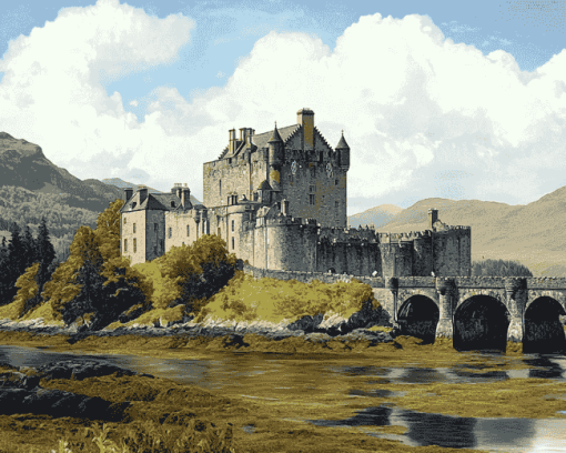 Ecosse Castles Diamond Painting