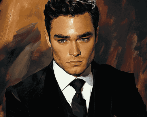 Ed Westwick Celebrity Diamond Painting