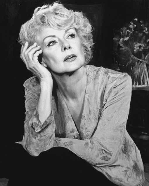 Elaine Stritch Monochrome Diamond Painting