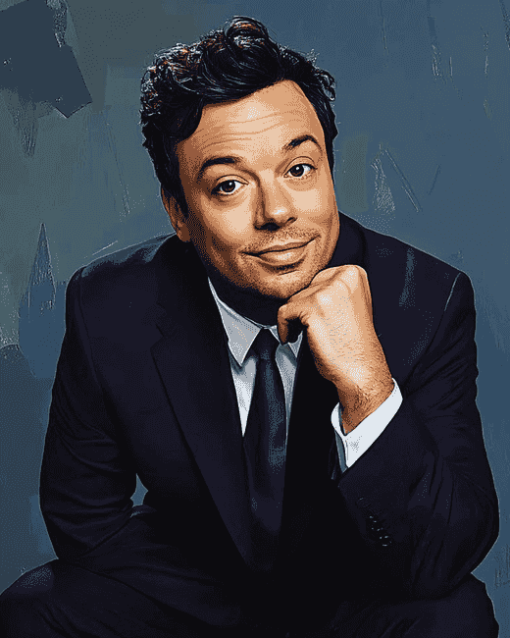 Elegant Jimmy Fallon Diamond Painting