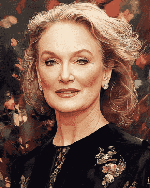 Elegant Meryl Streep Diamond Painting