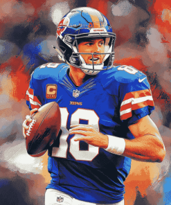 Eli Manning Famous Football Player Diamond Painting