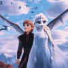 Elsa and Light Fury Fantasy Diamond Painting