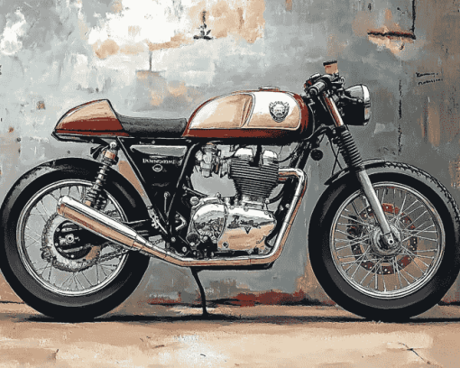 Enfield Interceptor Engines Diamond Painting