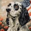 English Setter Puppy Diamond Painting