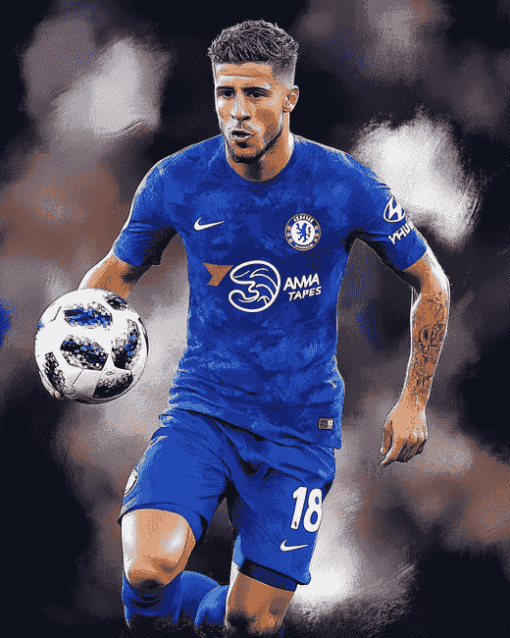 Enzo Fernández Chelsea Star Diamond Painting