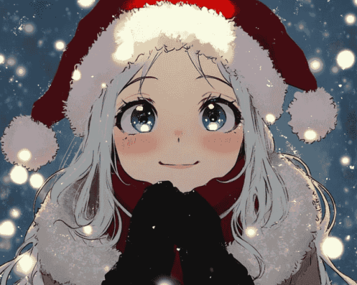 Eri MHA Christmas Anime Diamond Painting