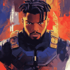 Erik Killmonger Animation Diamond Painting