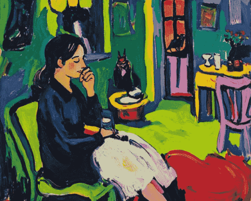 Ernst Ludwig Kirchner Vintage Women Diamond Painting