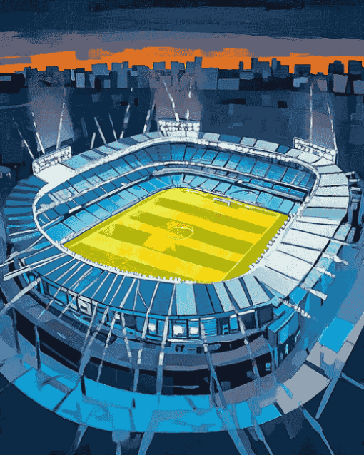 Etihad Stadium Art Diamond Painting