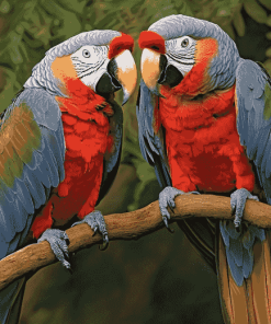 Exotic African Parrot Diamond Painting