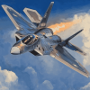 F 22 Raptor Diamond Painting