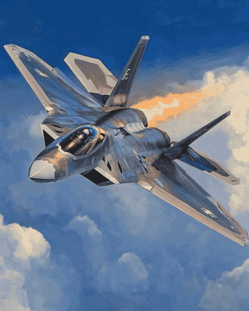 F 22 Raptor Diamond Painting