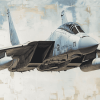 F14 Tomcat Jet Engines Diamond Painting