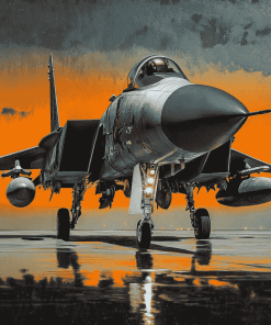 F15 Fighter Jet Diamond Painting