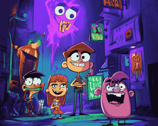 Fairly Oddparents Cartoon Diamond Painting