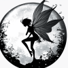 Fairy Moon Silhouette Diamond Painting