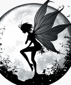 Fairy Moon Silhouette Diamond Painting